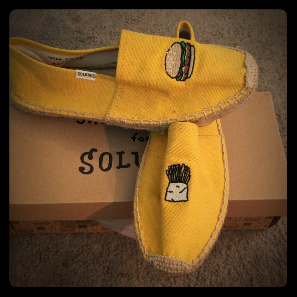 Yellow jason polan for soludos espadrilles